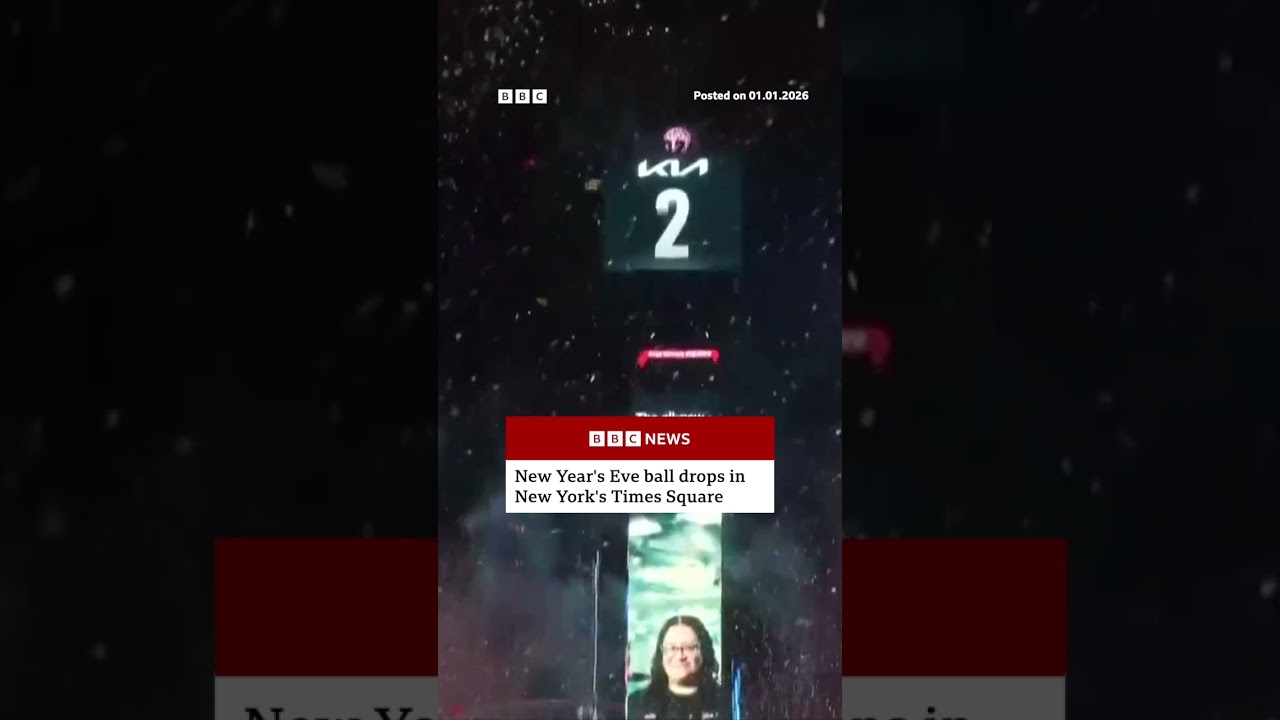 New York welcomes in 2026. #NewYear #NewYork #BBCNews