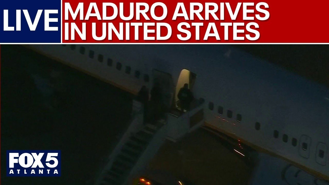 Nicolás Maduro, wife arrive in NY to face narcoterrorism charges