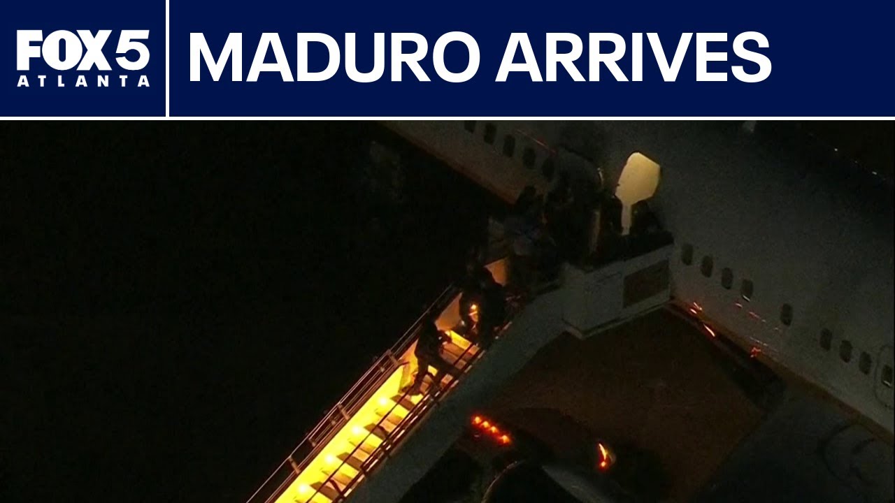 Nicolás Maduro, wife arrive in US to face charges | FOX 5 News