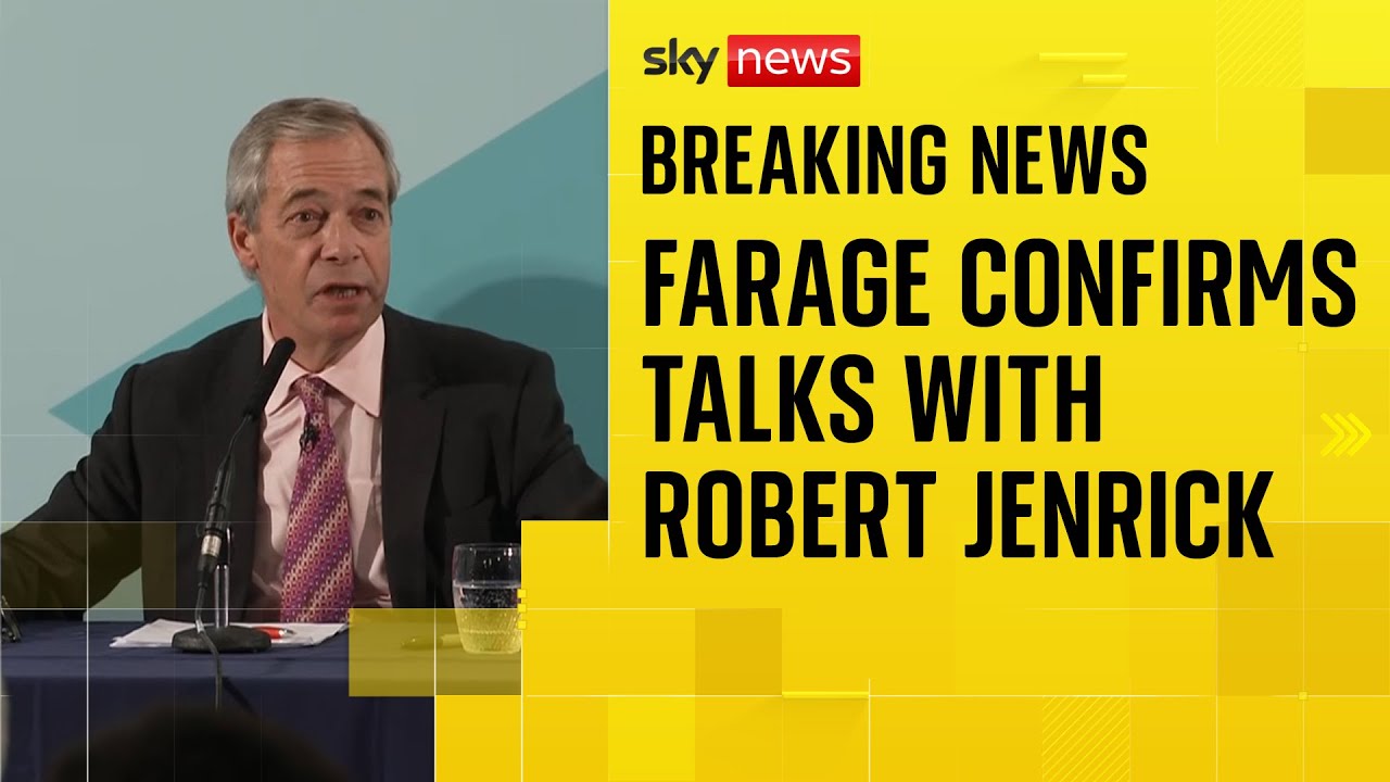Nigel Farage reacts to Robert Jenrick’s sacking