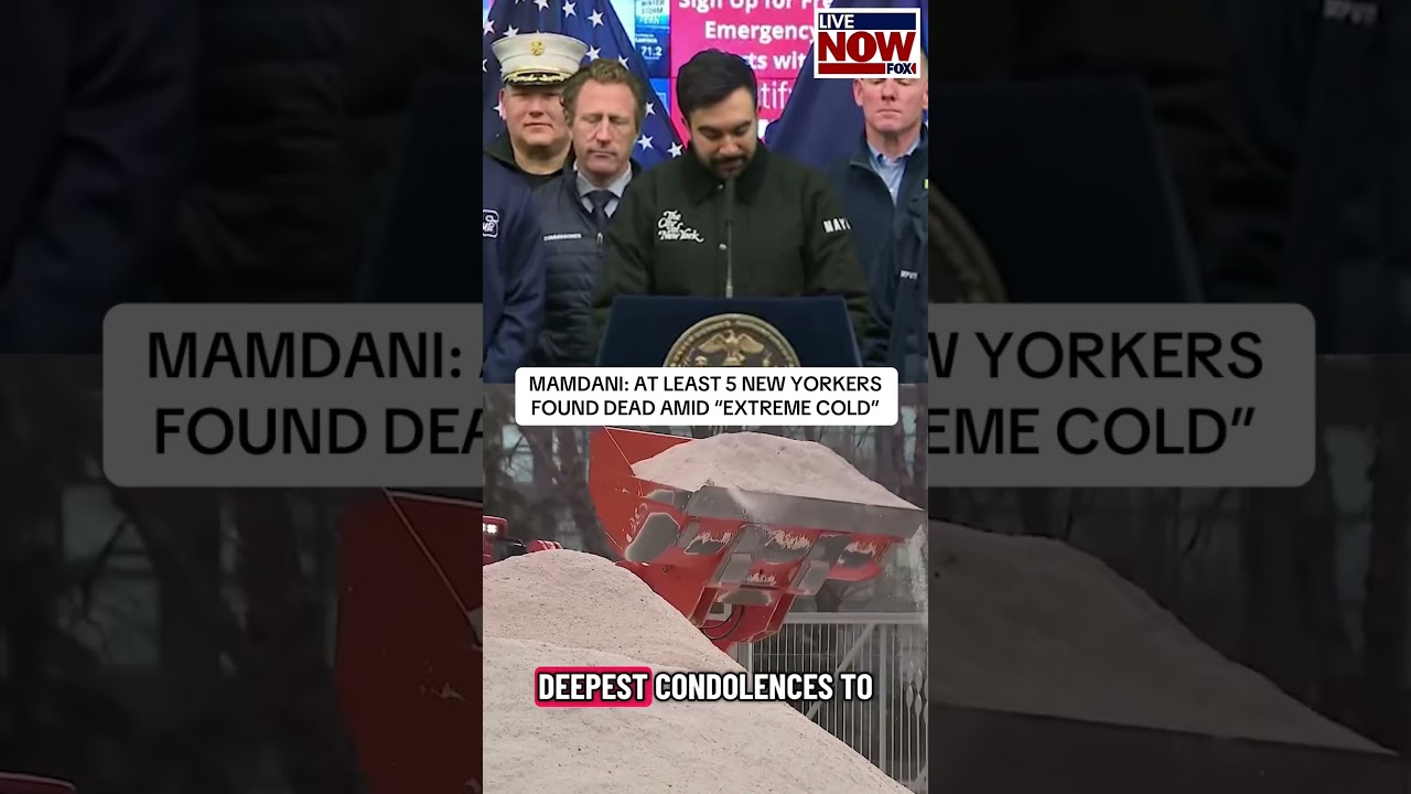 NYC Mayor Mamdani says at least 5 people were found dead amid the “extreme cold” there. #news