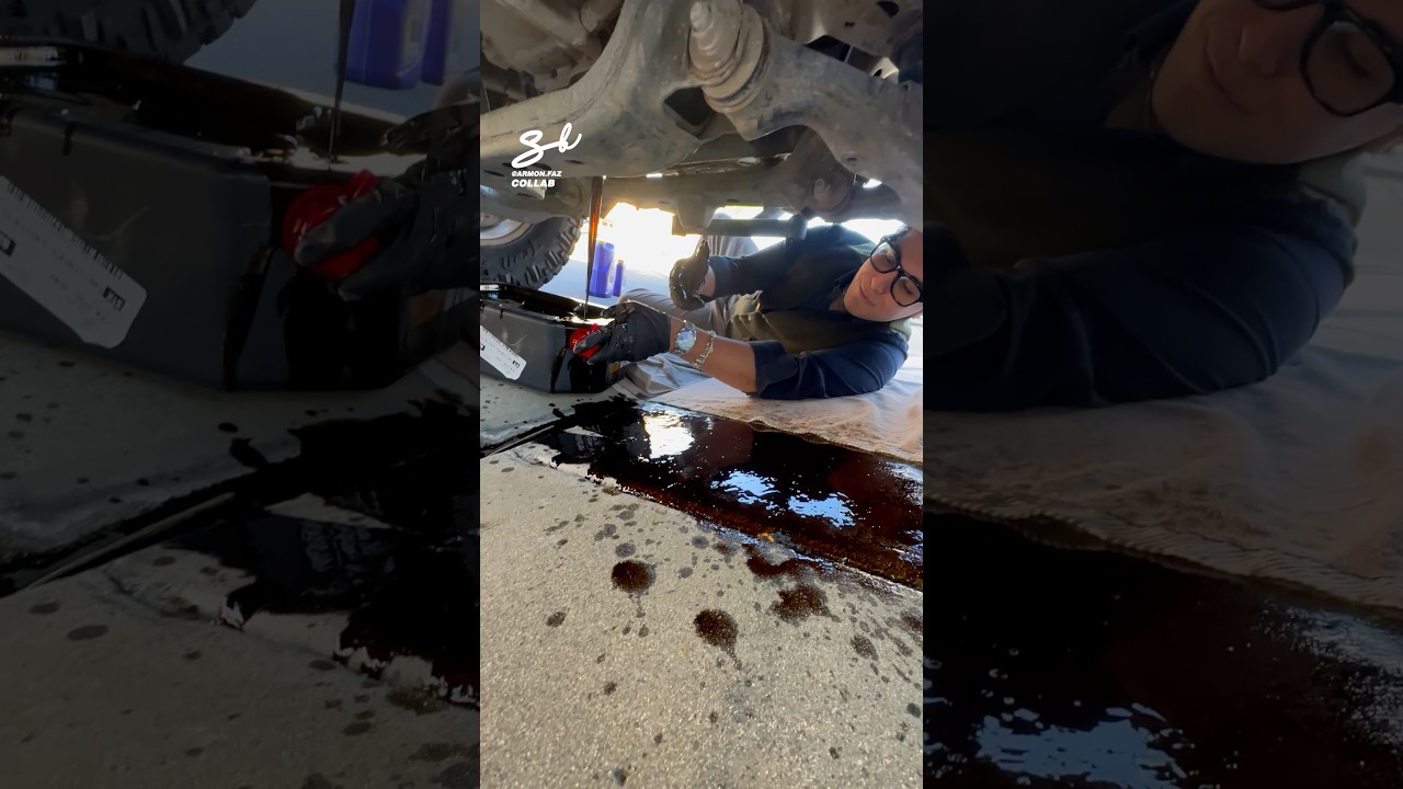 Oil Change Goes Wrong! 😳 #service #cars #oil