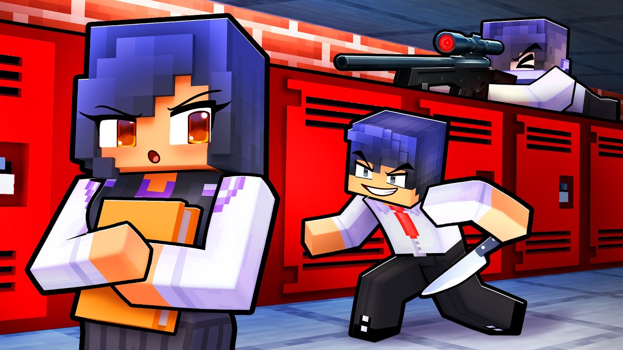 ONE GIRL in an all HITMAN School!