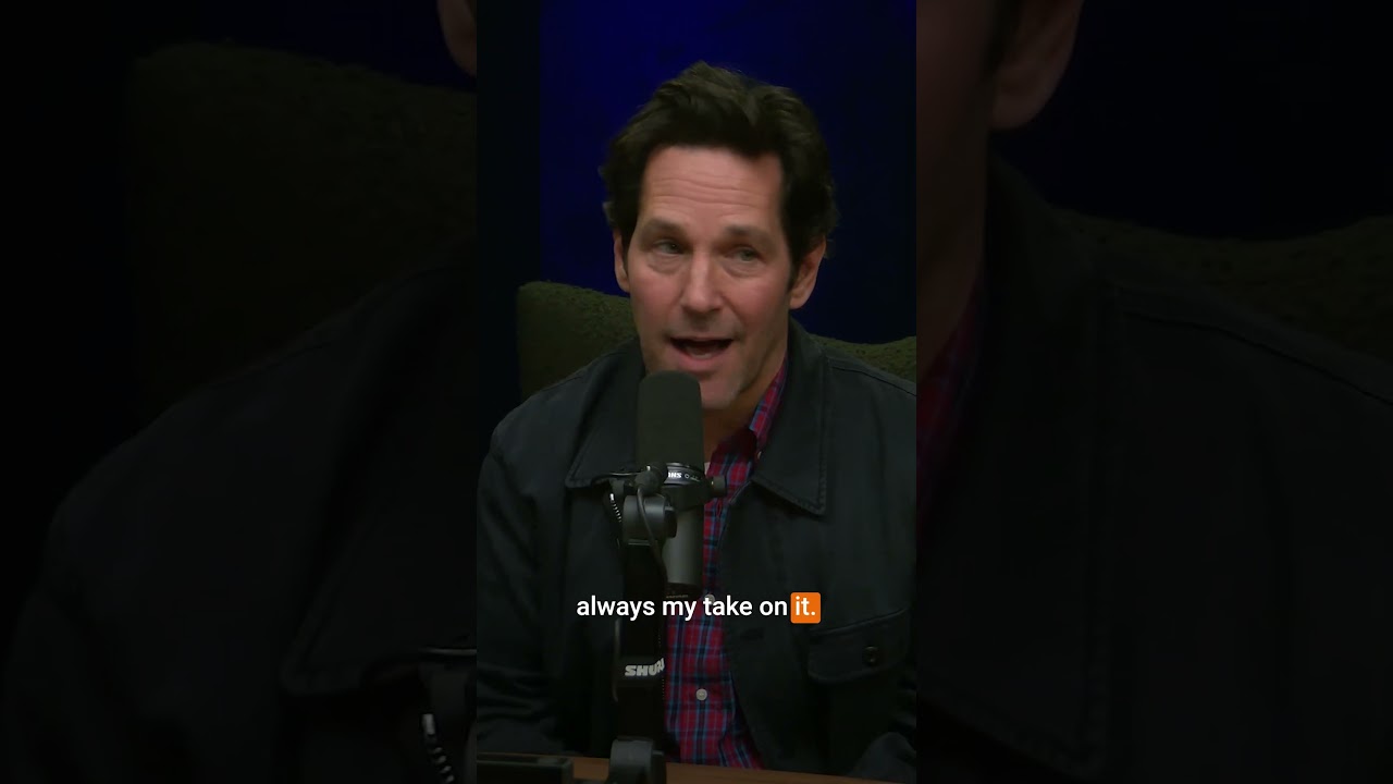 Paul Rudd doesn’t have the physique to be Captain America. #podcast #comedy #conanobrien #funny
