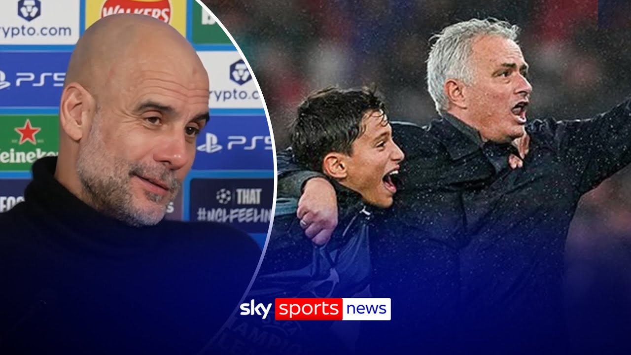 Pep Guardiola thanks Jose Mourinho after Benfica win over Real Madrid sends Man CIty through