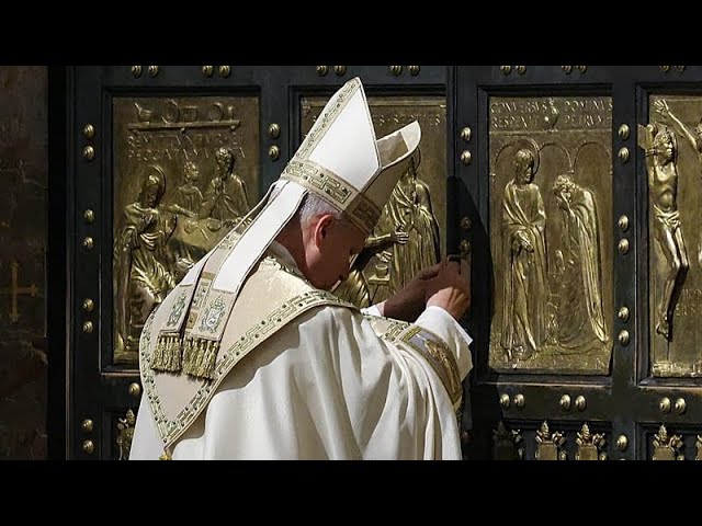 Pope Leo XIV closes the Holy Door at St Peter’s to end Jubilee year