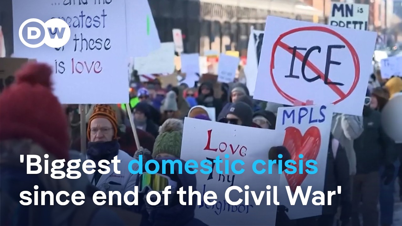 Protesters in Minneapolis demand accountability for the shooting of man by federal agents | DW News