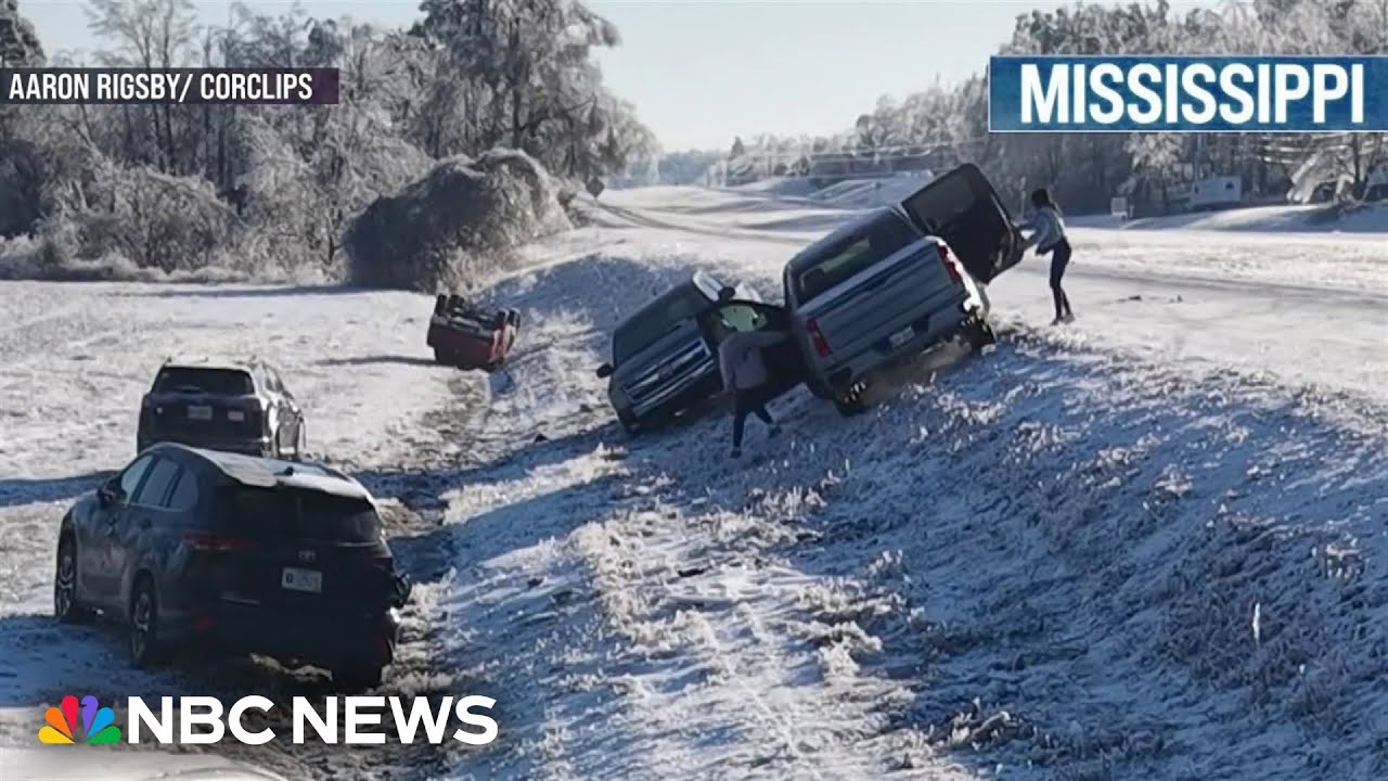 Race to restore power in freezing South