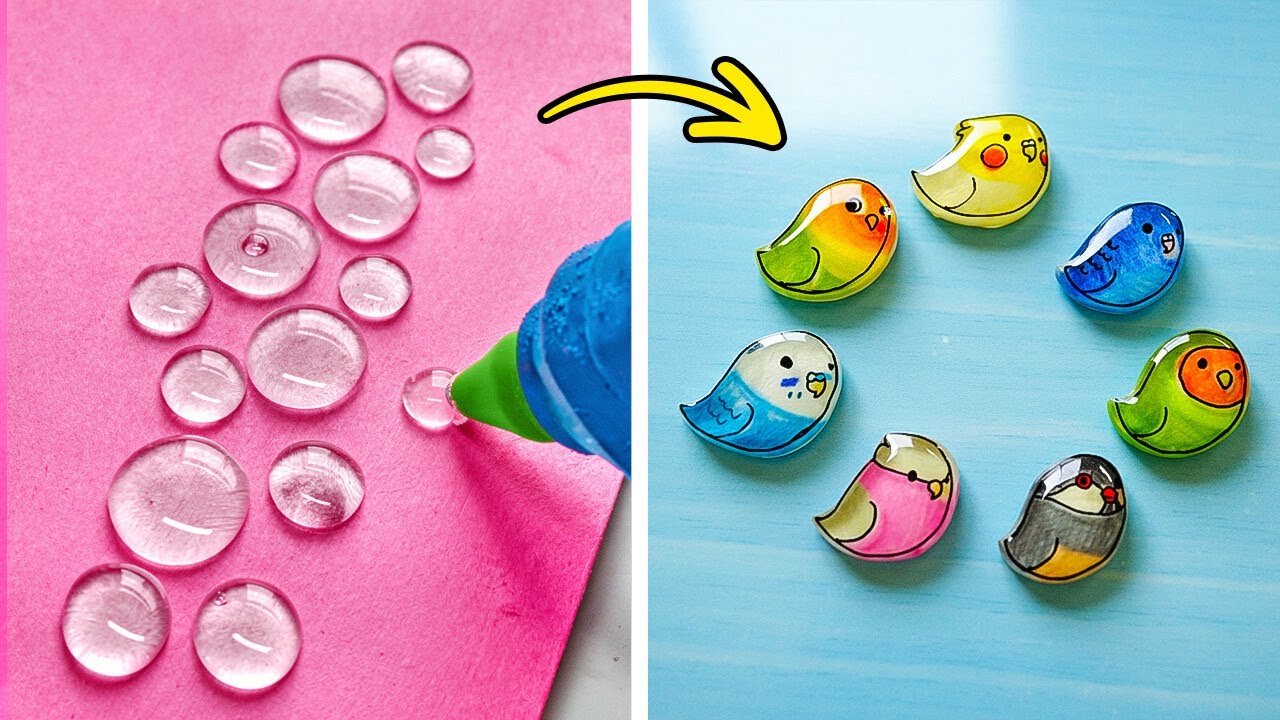 🌈 RAINBOW GLUE GUN CRAFTS 🎨 Creative DIY Ideas You’ll Love! 💖