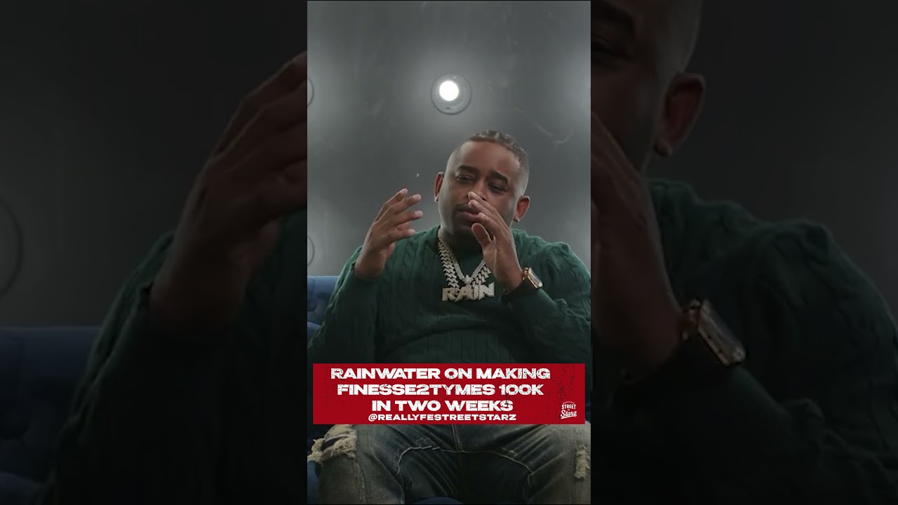 Rainwater on making #Finesse2Tymes 100k in 2 weeks 😳