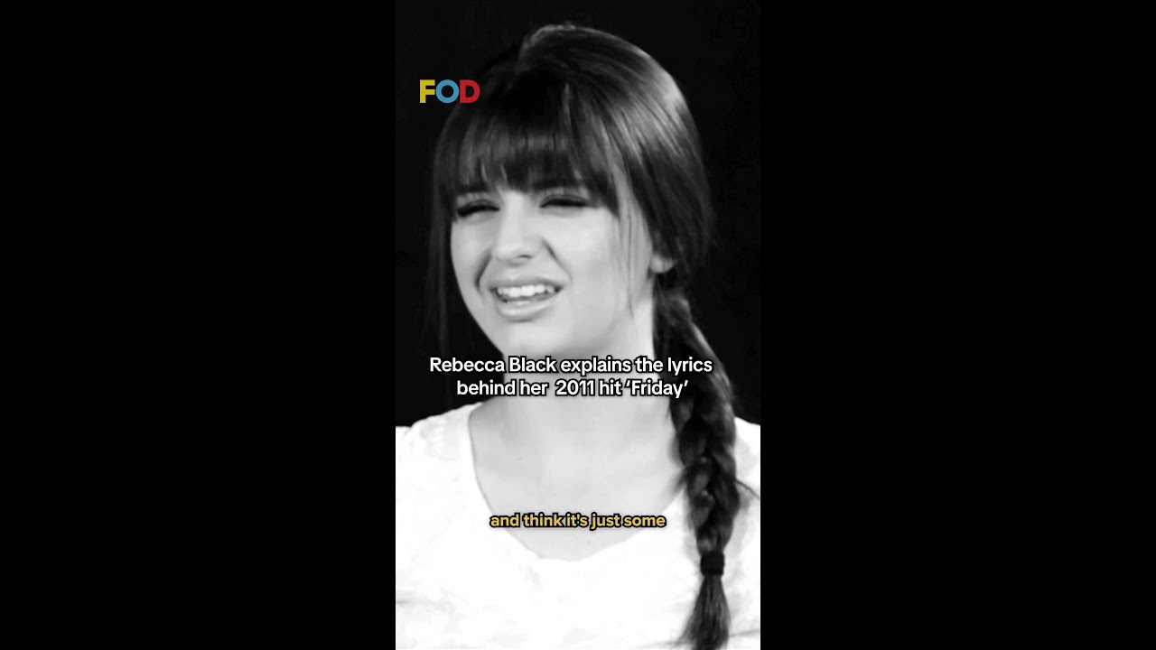 Rebecca Black Song Lyrics Explained