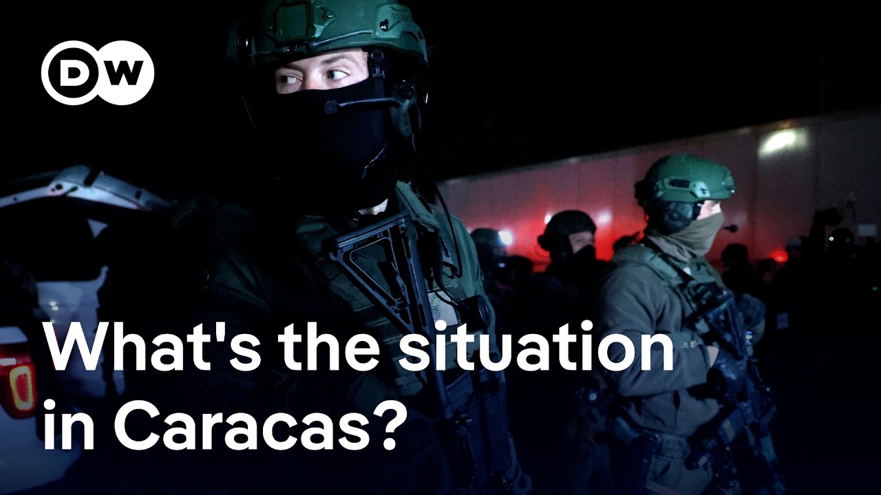 Reports of explosions and gunfire overnight in Venezuela’s capital Caracas | DW News