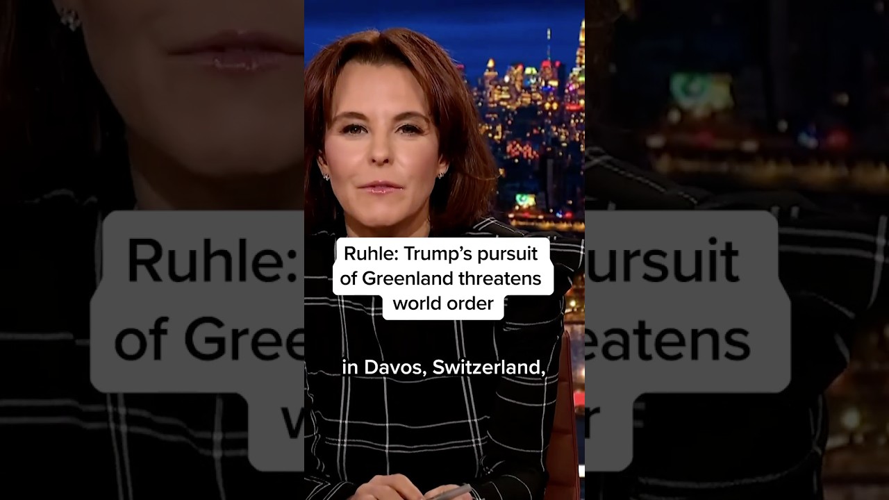 Ruhle: Trump’s pursuit of Greenland threatens world order