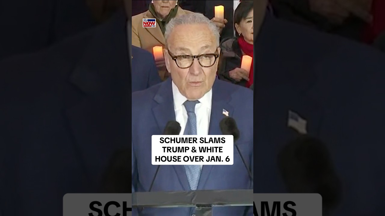 Schumer slams Trump, WH over Jan. 6