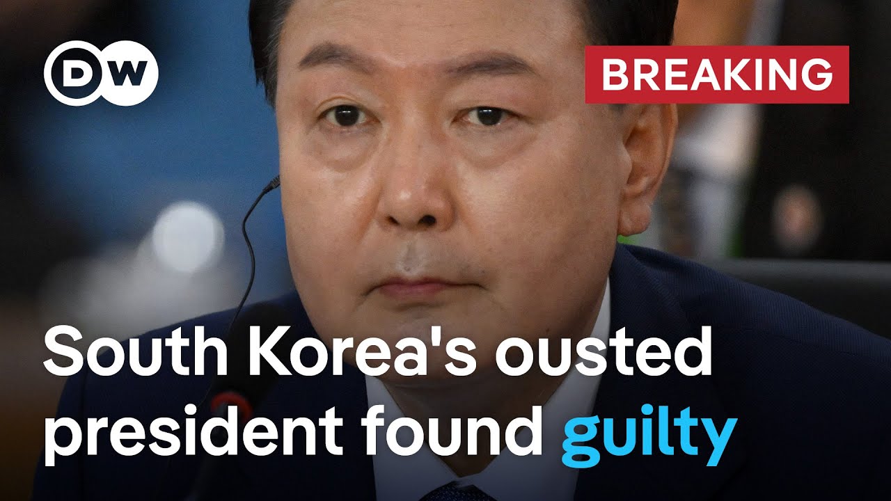 South Korea’s ousted President Yoon sentenced to prison over martial law bid | DW News