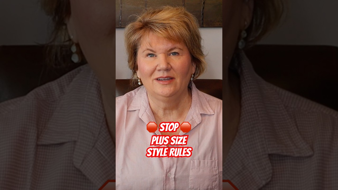 STOP Following These 10 Plus Size Rules! 🚫 #cathyover50 #over50style #fashionover50