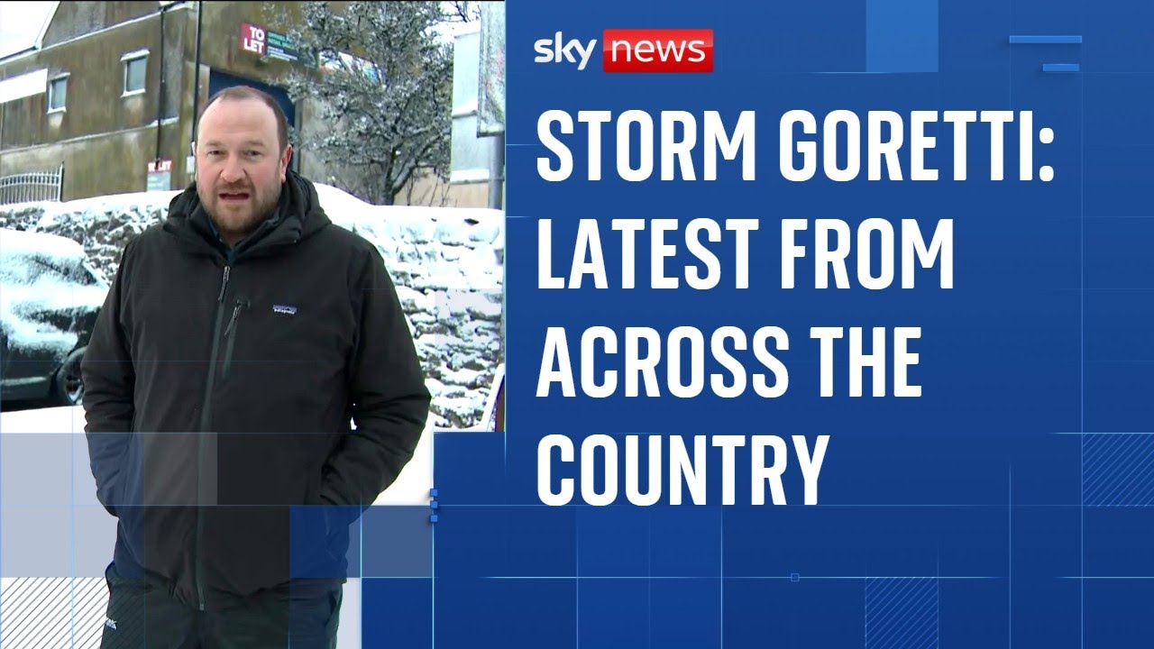 Storm Goretti: Updates from Sky’s reporters across the country