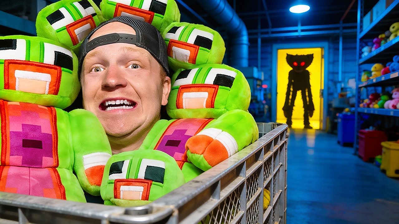 Surviving In A Toy Factory Overnight!