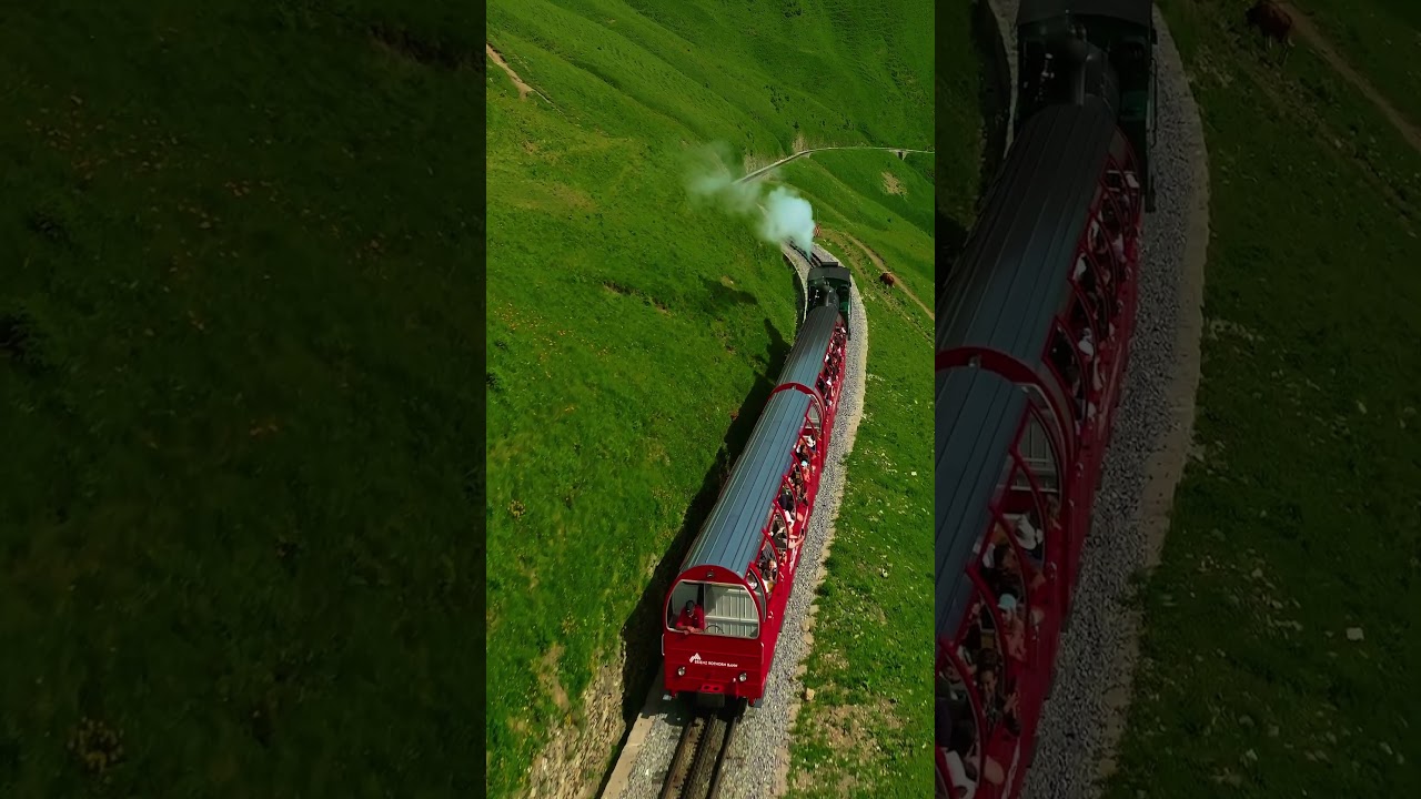 Switzerland 🇨🇭 This Train Ride Feels Unreal