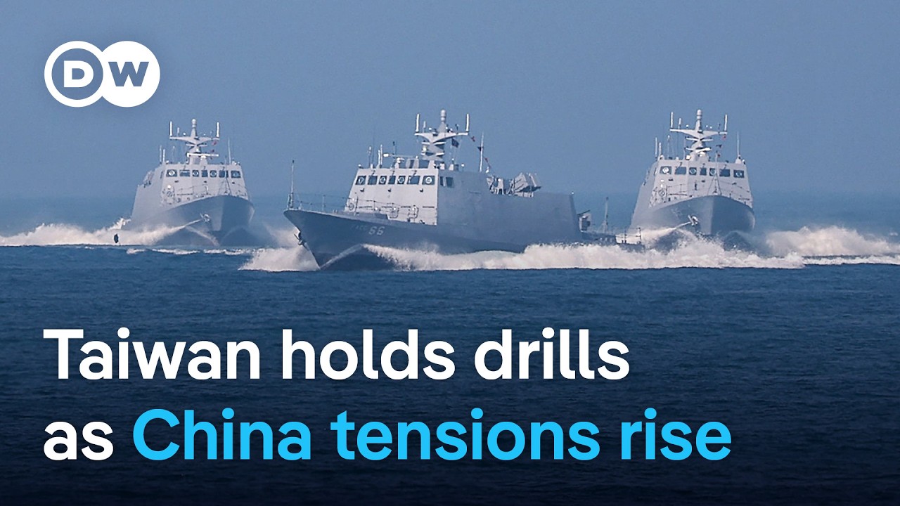 Taiwan simulates response to Chinese invasion | DW News