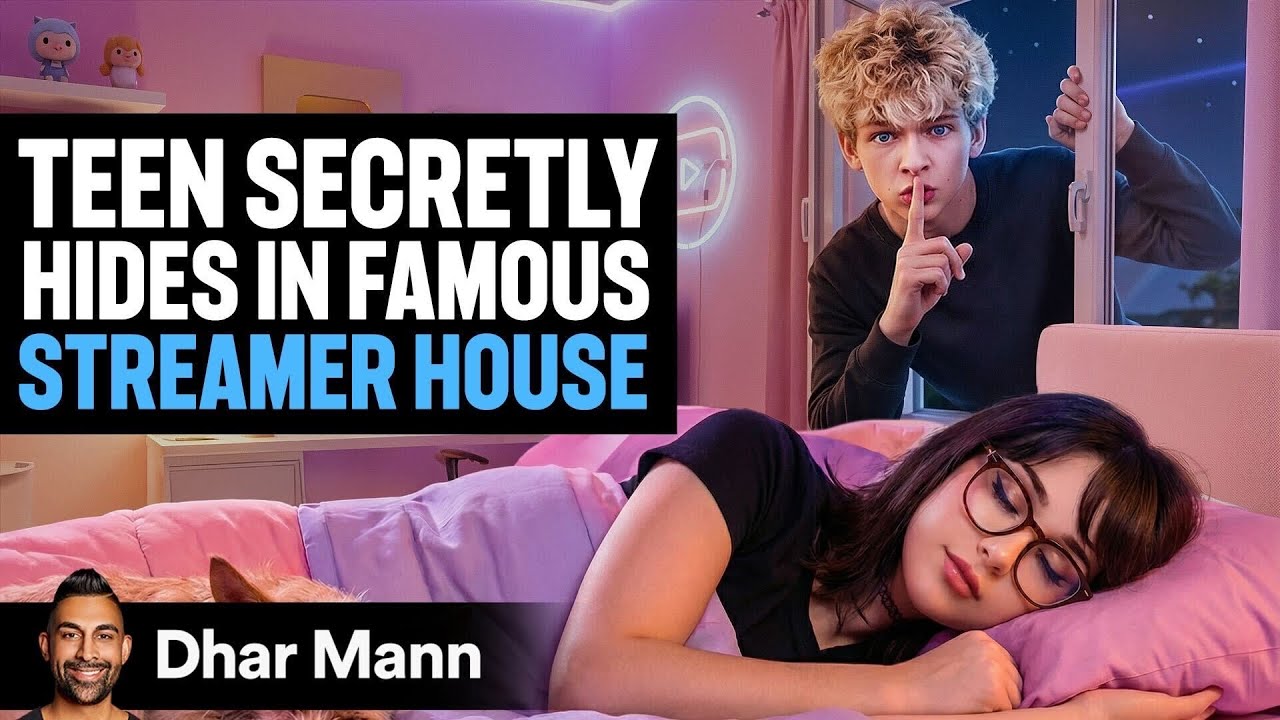 Teen Secretly Hides In FAMOUS YOUTUBER HOUSE Ft. SSSniperWolf | Dhar Mann Studios