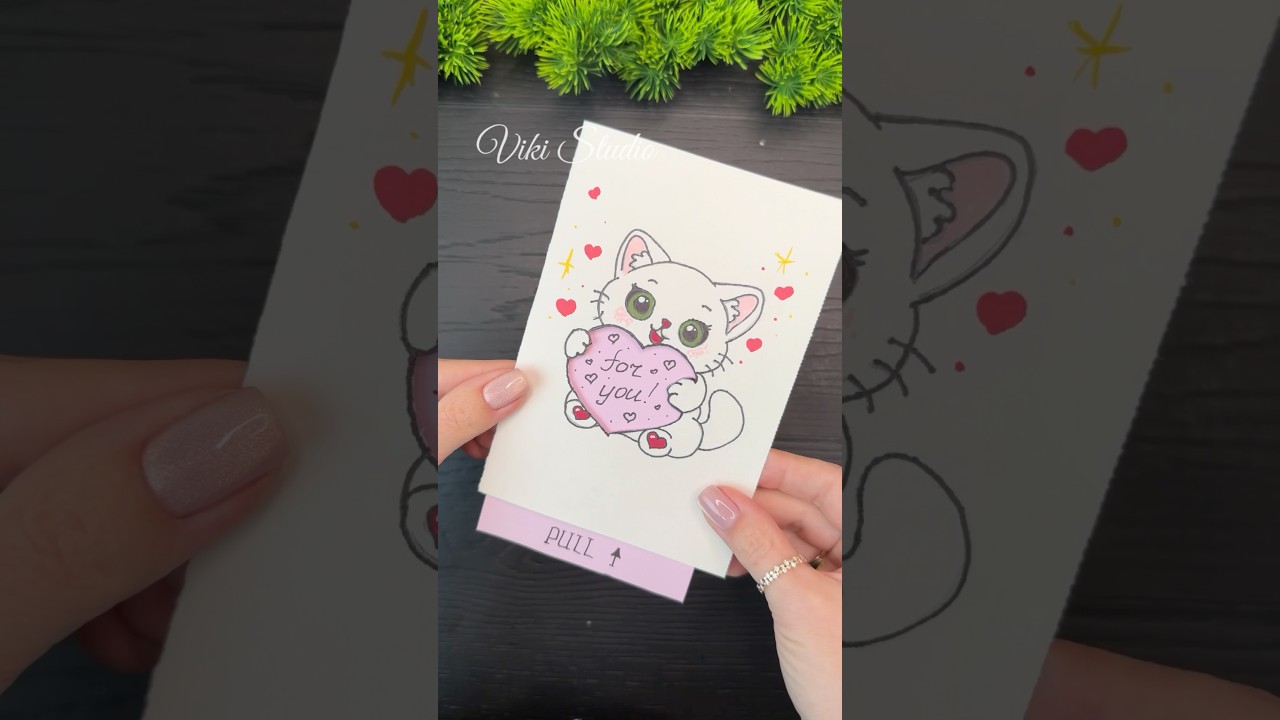 This Secret Message Card Is So Cute 💌 #shorts #diy #popupcard #handmade #giftideas