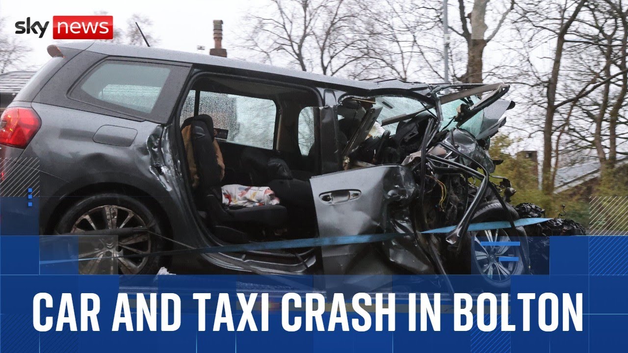 Three teens among four dead after car and taxi crash in Bolton