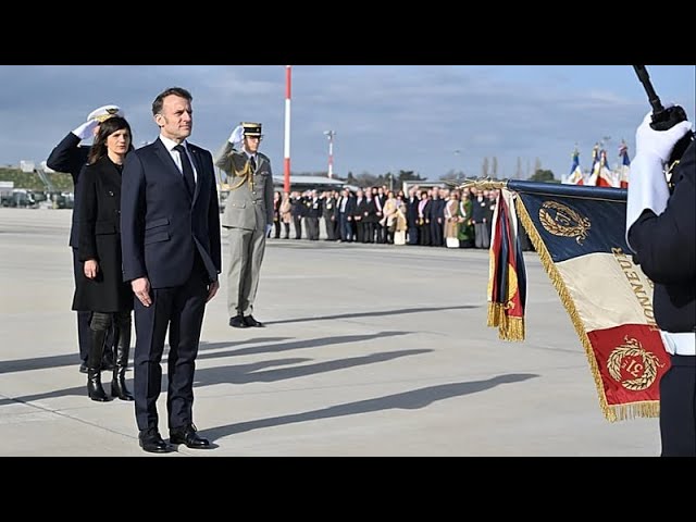 ‘To remain free, one must be feared’: Macron says of France’s defence priorities