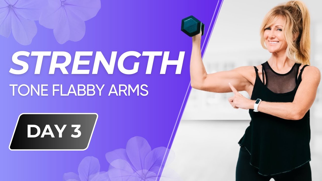Tone Flabby Arms & Build Upper Body Strength | 10 Minute Workout for Women Over 50 (Day 3)
