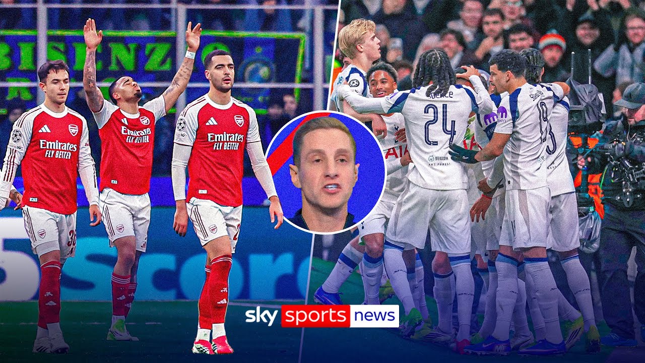 Tottenham Hotspur and Arsenal both win in Champions League