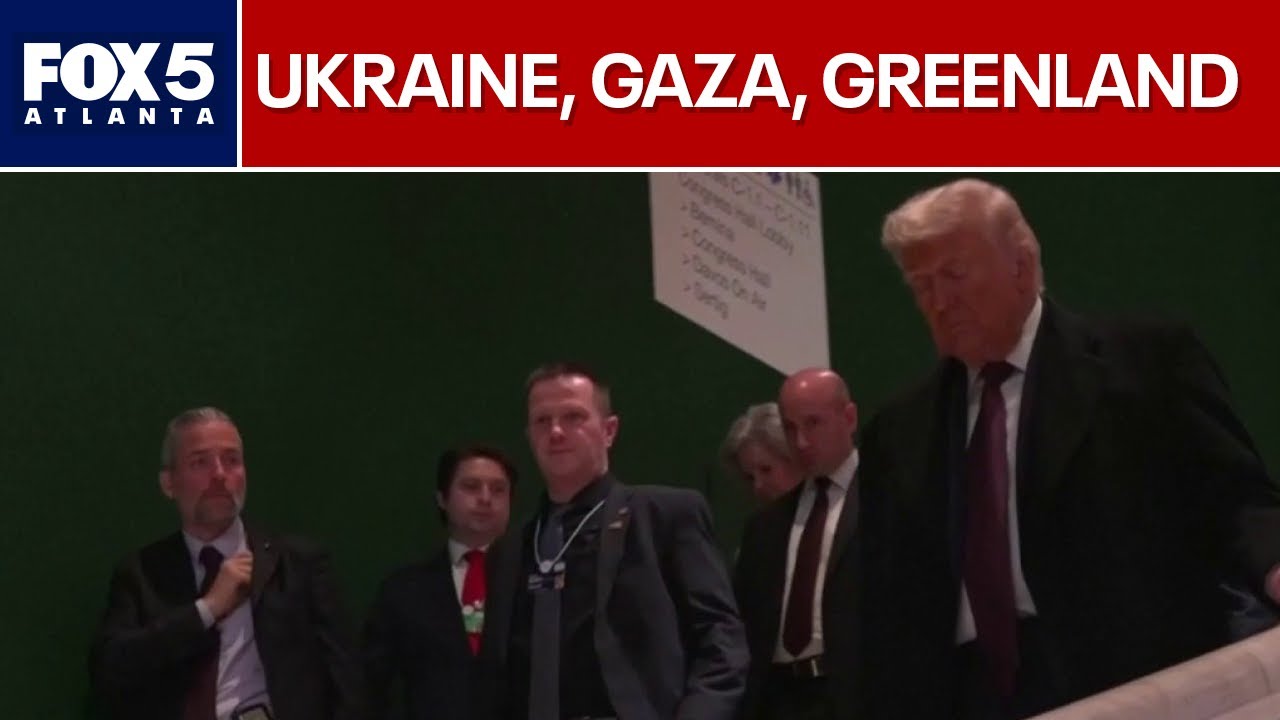 Trump addresses Ukraine, Gaza, Greenland | FOX 5 News