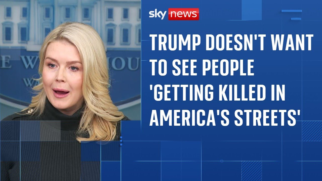 Trump doesn’t want to see people ‘getting killed’ in America’s streets, White House says