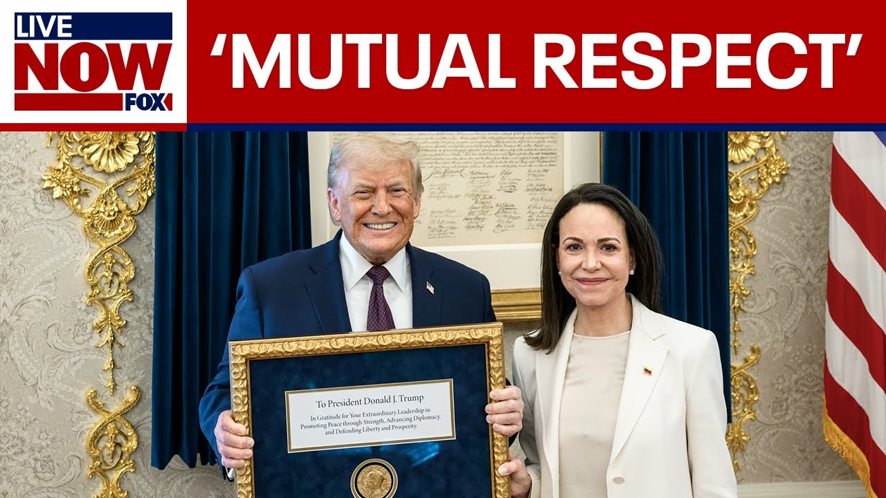 Trump praises Venezuela’s Machado for ‘wonderful’ Nobel Prize gesture