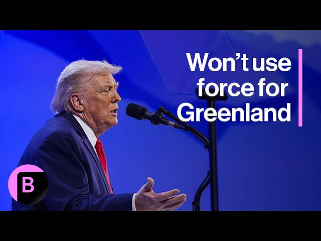 Trump Says US Won’t Use Force to Take Greenland