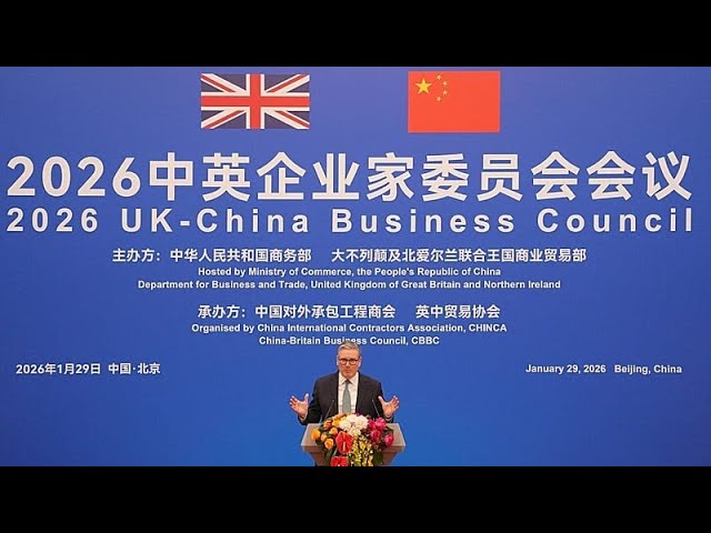 Trump says ‘very dangerous’ for UK to deal with China as Starmer arrives in Shanghai