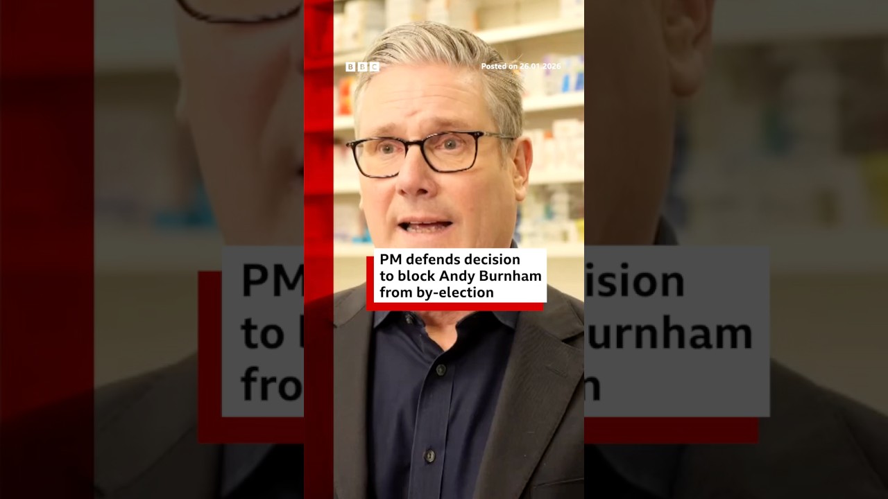 UK PM Keir Starmer said allowing Burnham to run would “divert” resources from elections. #BBCNews