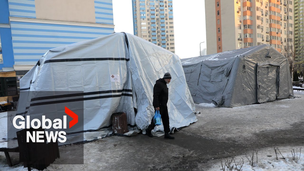 Ukrainians deal with bitter cold temperatures as Russia pounds its power network