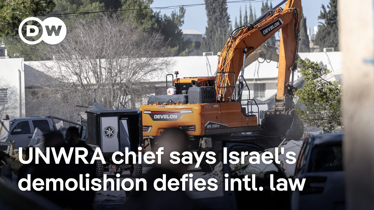 UN calls on Israel to stop demolishing UNWRA headquarters | DW News