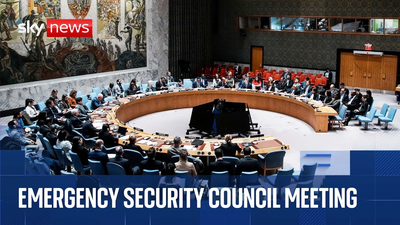 UN Security Council emergency meeting on Iran