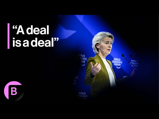 US Additional Tariffs a ‘Mistake,’ von der Leyen Says