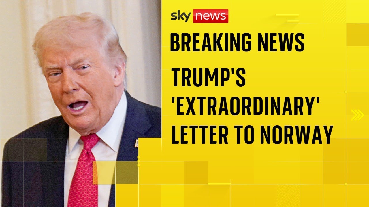 US president links Nobel snub to threats to take Greenland in letter to Norwegian PM