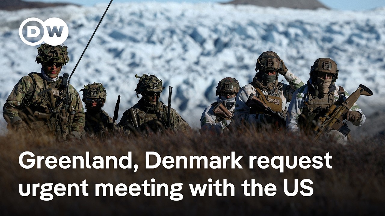 US says using military is ‘always an option’ for acquiring Greenland | DW News