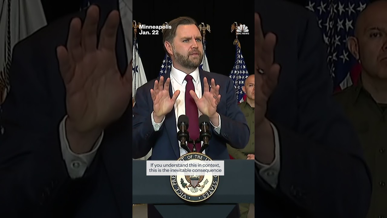 Vance defends ICE mission in Minneapolis