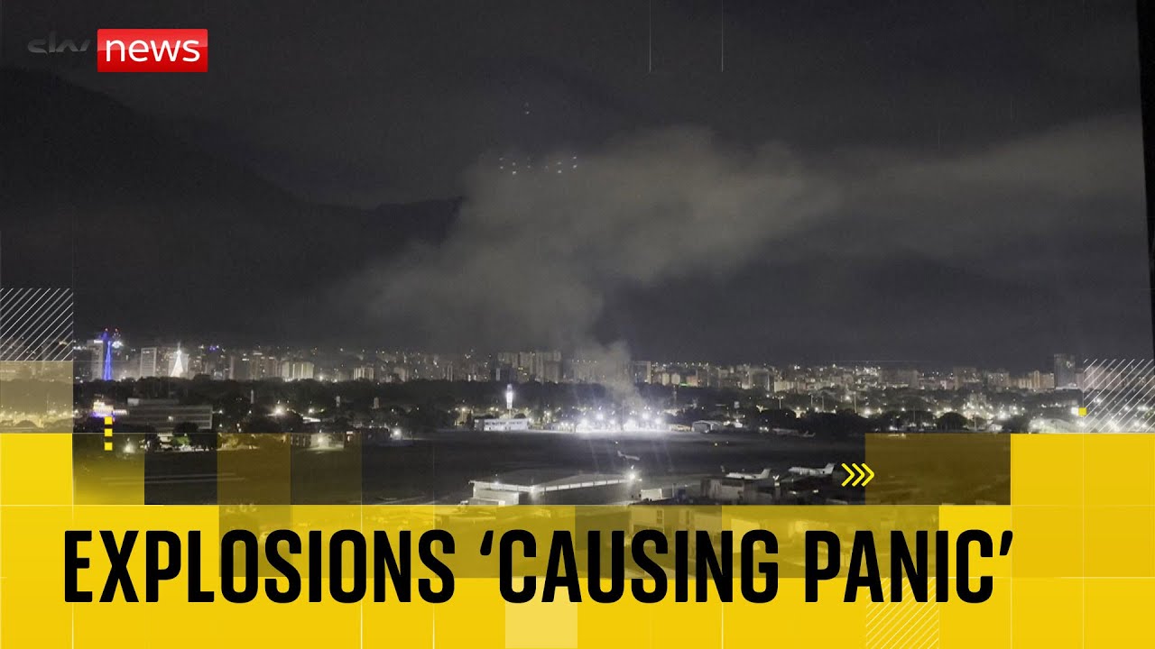 Venezuela: Explosions ‘causing a lot of panic’ in Caracas