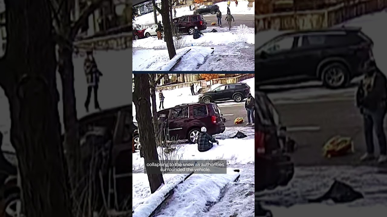 Video captures Renee Good’s car crashing after shooting