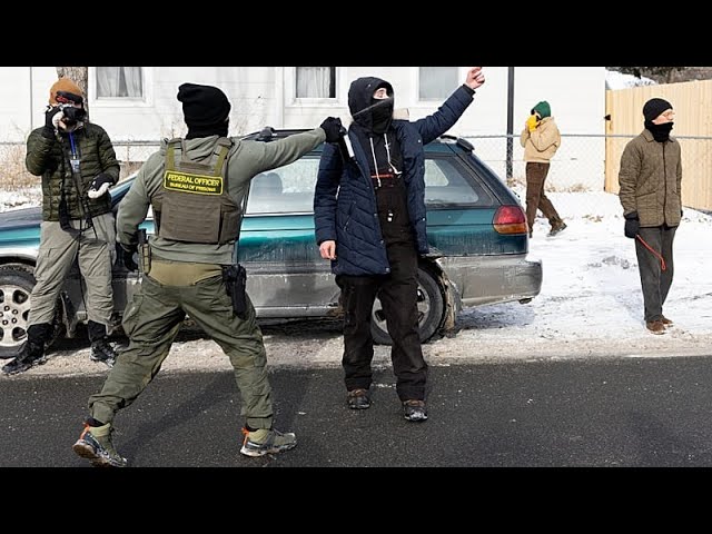 Video shows confrontation between federal agents leading up to a fatal shooting in Minneapolis