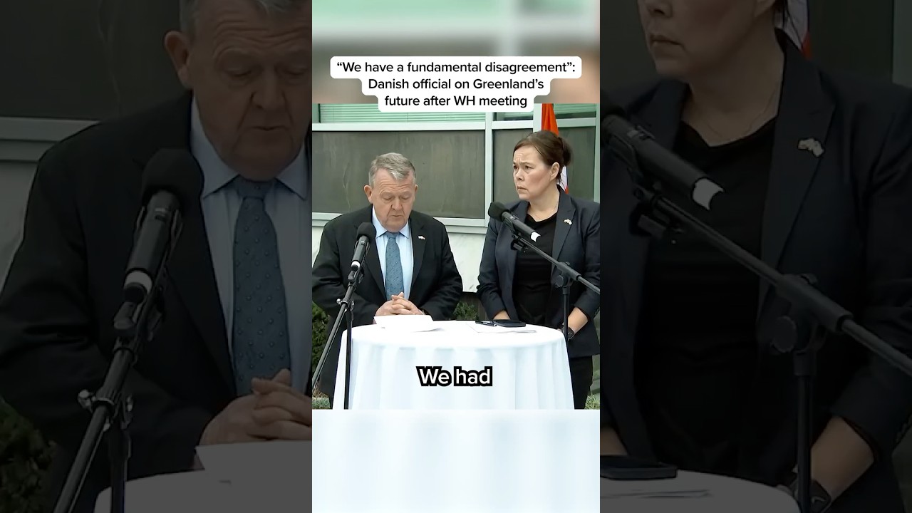 “We have a fundamental disagreement”: Danish official on Greenland’s future after WH meeting