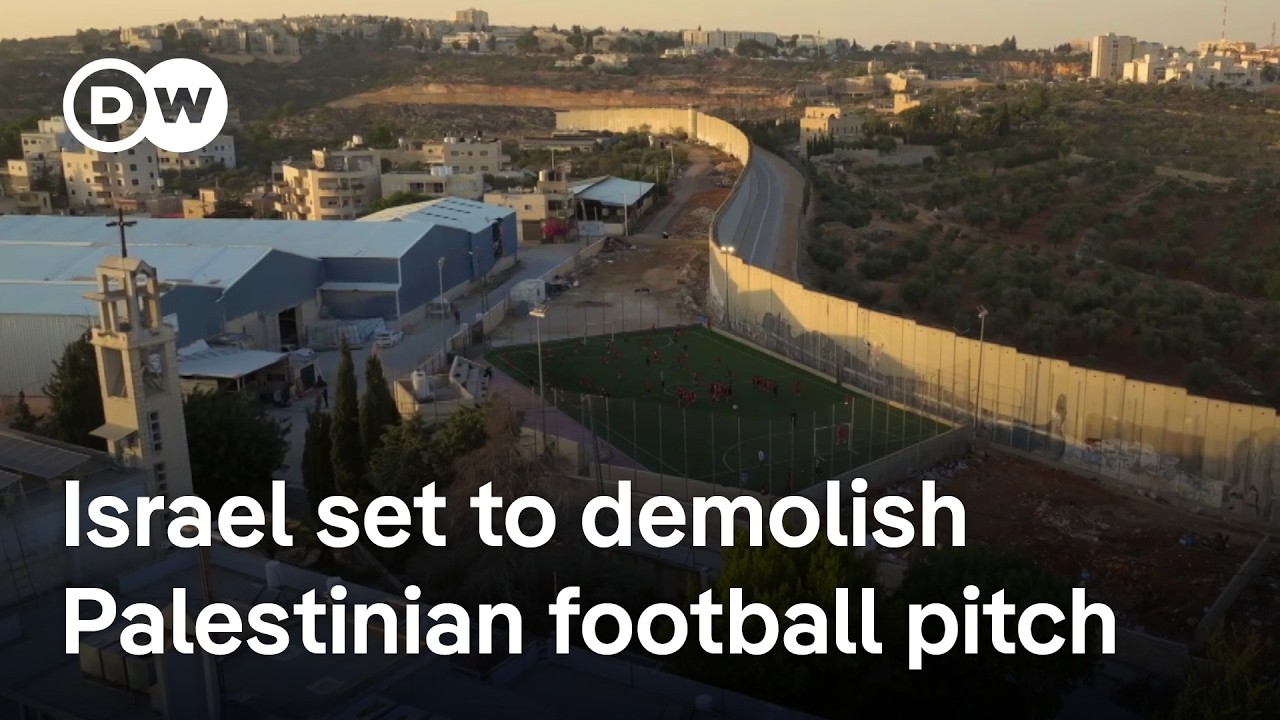 West Bank football field becomes symbol for increased Israeli destruction | DW News