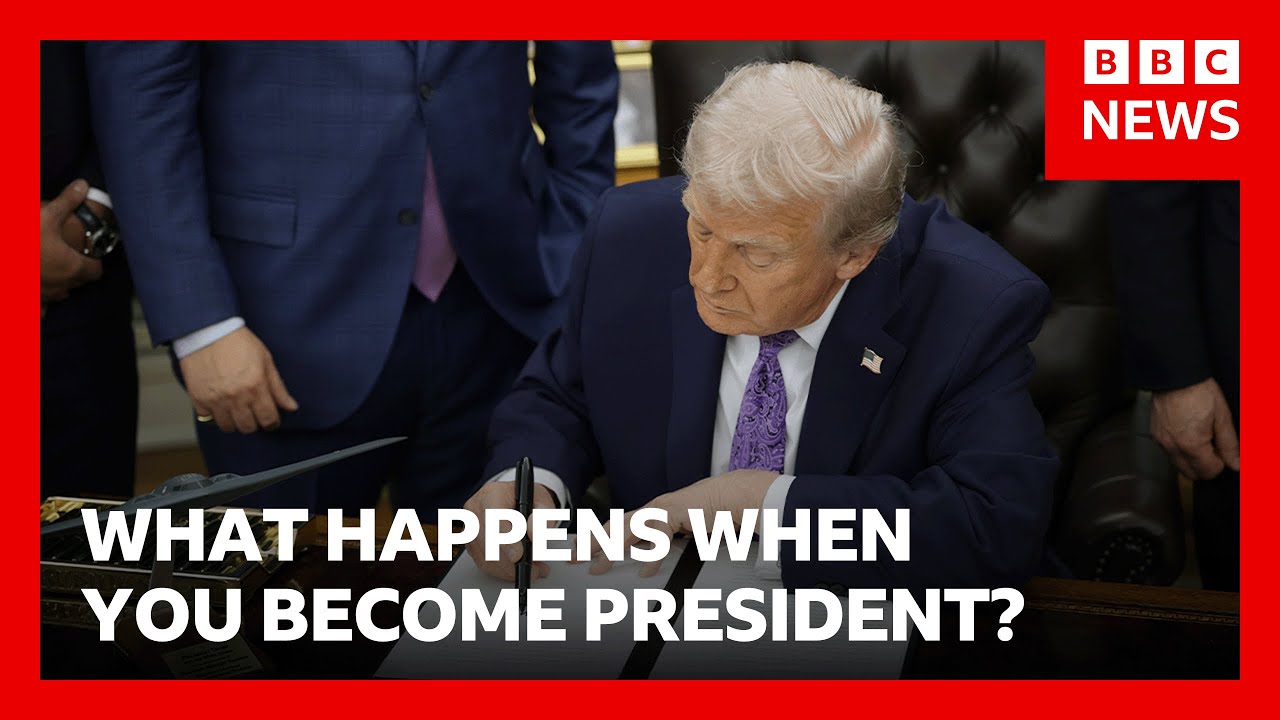 What happens when you become US president? | BBC News