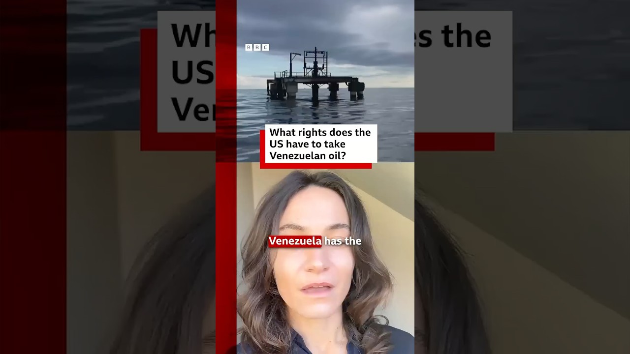 What rights does the US have to take Venezuelan oil? #Venezuela #Oil #BBCNews
